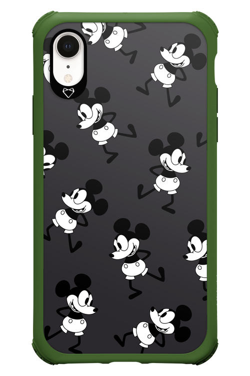 Iconic Mouse (antracite pattern) - Apple iPhone XR