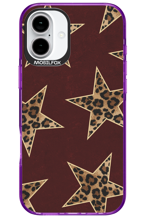 Wild Stars Burgundy - Apple iPhone 16 Plus