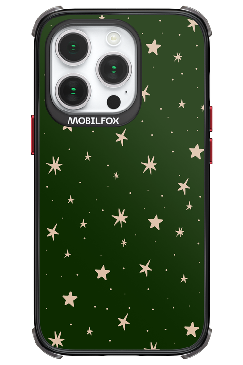 Forest Green Stars - Apple iPhone 14 Pro