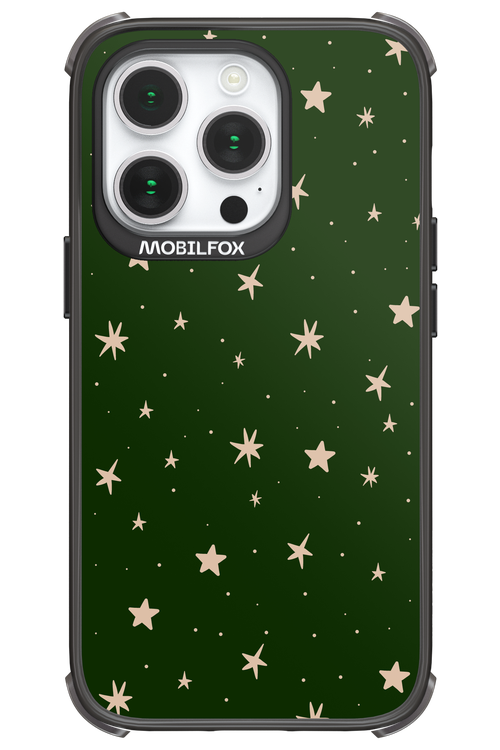 Forest Green Stars - Apple iPhone 14 Pro