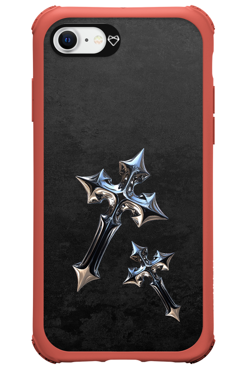 Chrome Crosses - Apple iPhone SE 2020