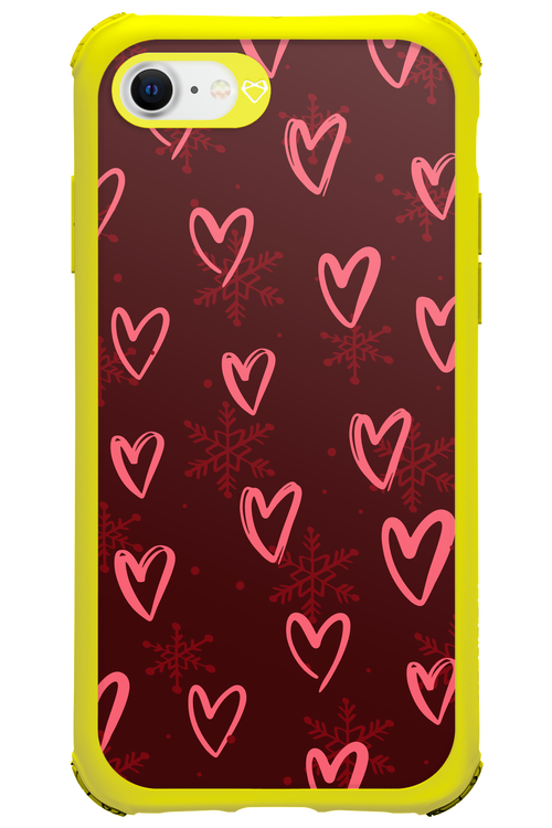 Christmas Hearts - Apple iPhone SE 2022