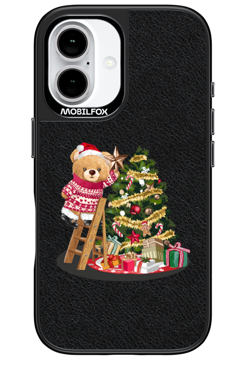Christmas Bear (Leather) - Apple iPhone 16