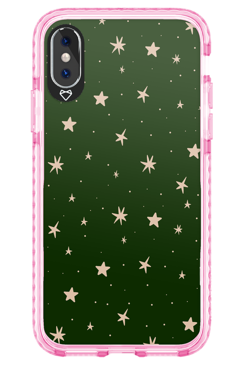 Forest Green Stars - Apple iPhone X
