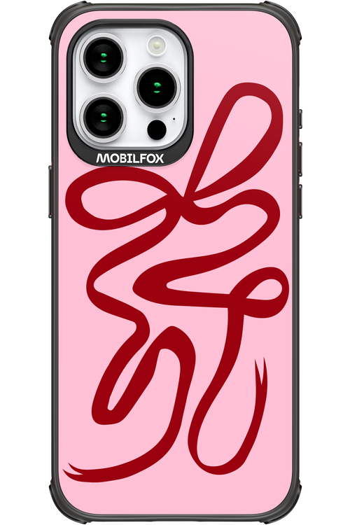 Burgundy Bow - Apple iPhone 15 Pro Max