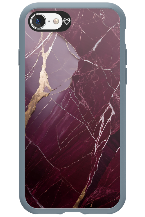 Burgundy Marble - Apple iPhone 8