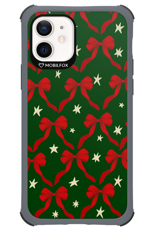 Bow & Stars (Green) - Apple iPhone 12
