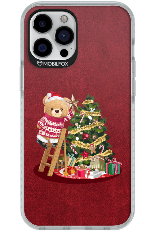 Christmas Bear (Burgundy) - Apple iPhone 12 Pro Max