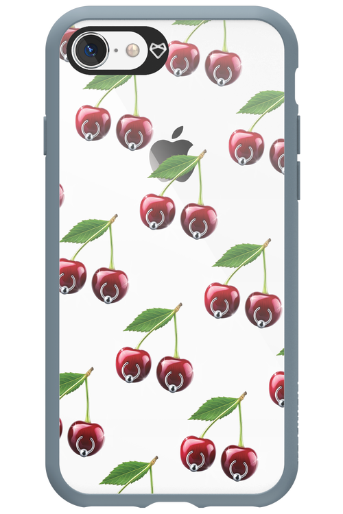 Spicy Cherries Transparent - Apple iPhone 8