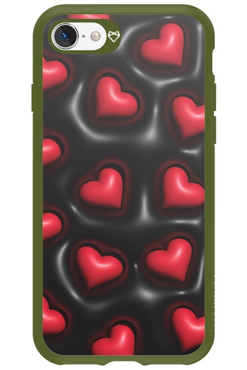 Hearts in love - Apple iPhone 8