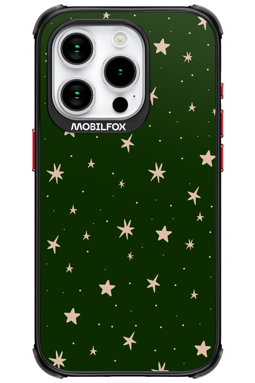 Forest Green Stars - Apple iPhone 15 Pro