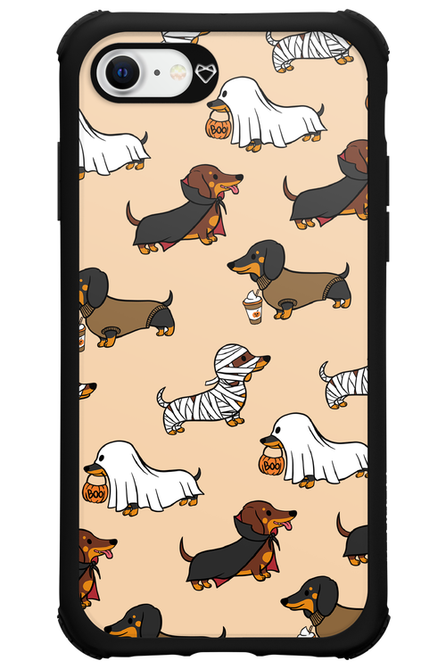 Scary Dachshund - Apple iPhone SE 2020