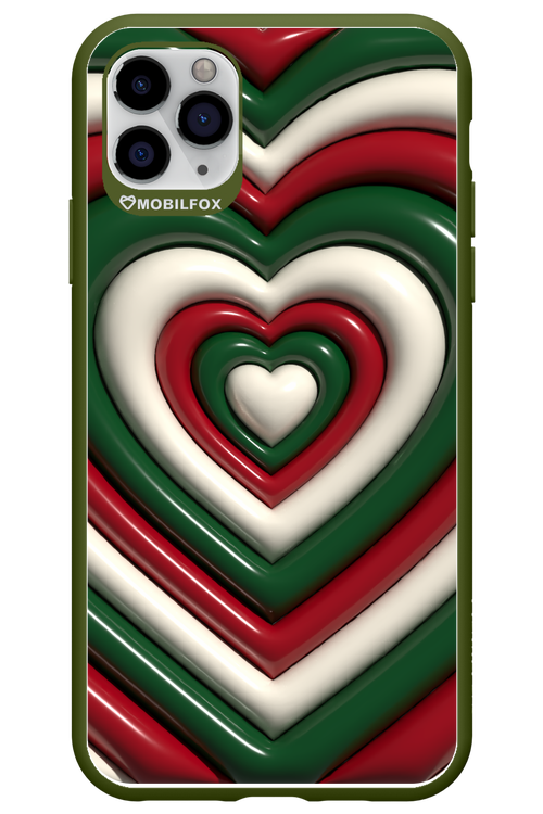 XMAS Hearts - Apple iPhone 11 Pro Max