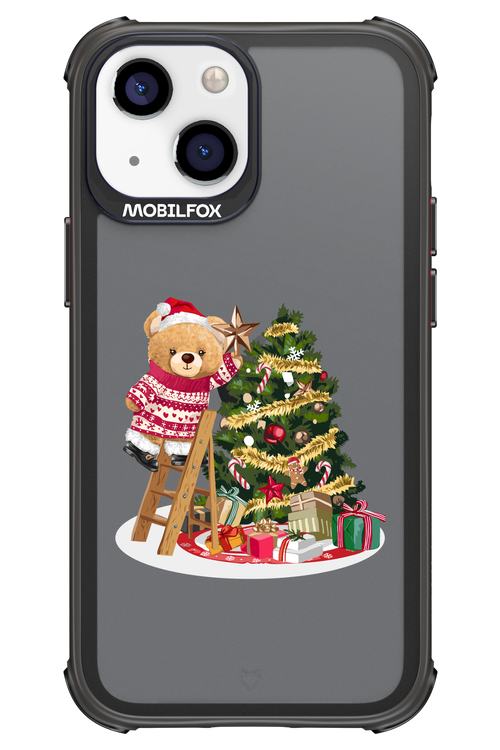 Christmas Bear (Transparent) - Apple iPhone 13 Mini