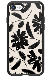 Monochrome Flowerss - Apple iPhone SE 2020