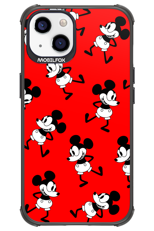 Iconic Mouse (red pattern) - Apple iPhone 13
