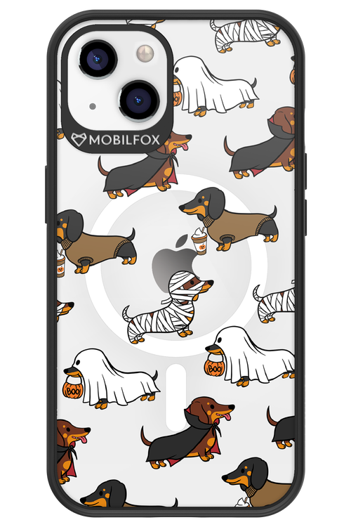 Scary Dachshund (Transparent) - Apple iPhone 13
