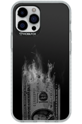 Money Burn B&W - Apple iPhone 12 Pro Max