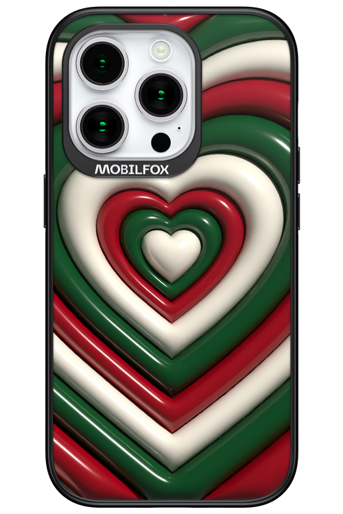 XMAS Hearts - Apple iPhone 15 Pro