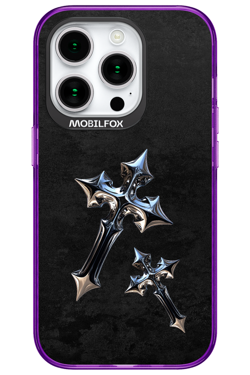 Chrome Crosses - Apple iPhone 15 Pro