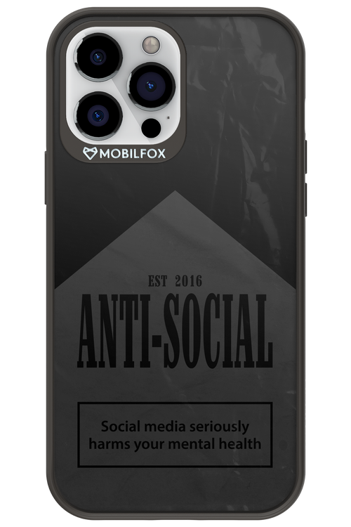 ANTI-SOCIAL (BLVCK) 2.0 - Apple iPhone 13 Pro Max