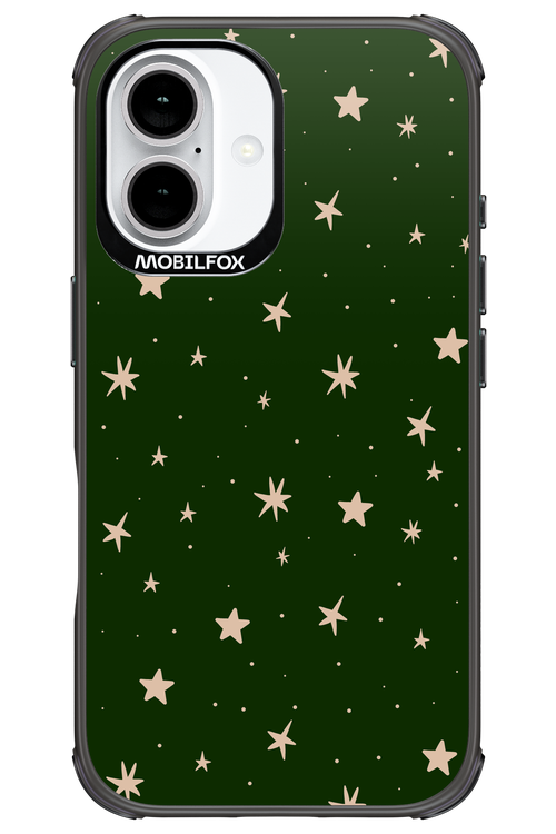 Forest Green Stars - Apple iPhone 16