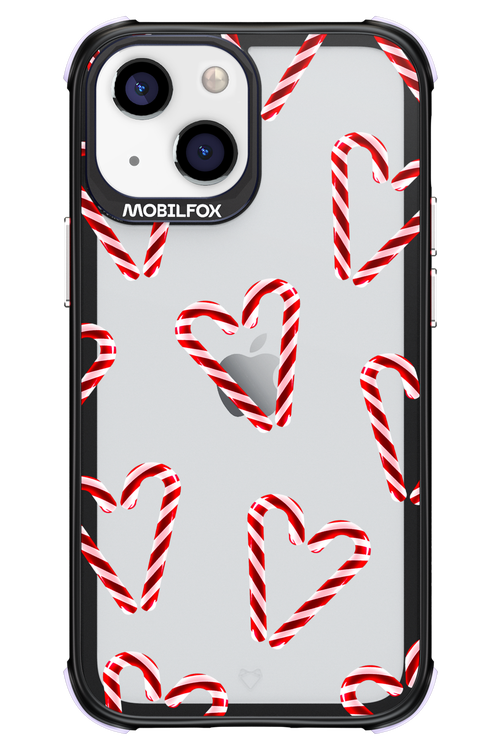 Candy Cane Hearts - Apple iPhone 13 Mini