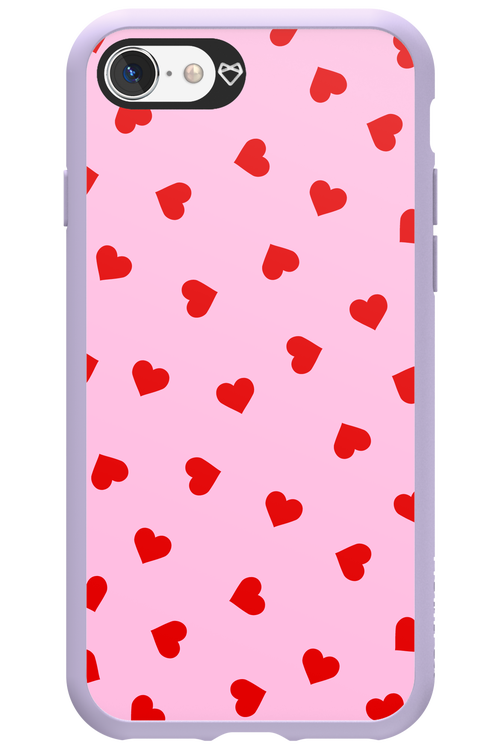 Sprinkle Heart Pink - Apple iPhone SE 2022