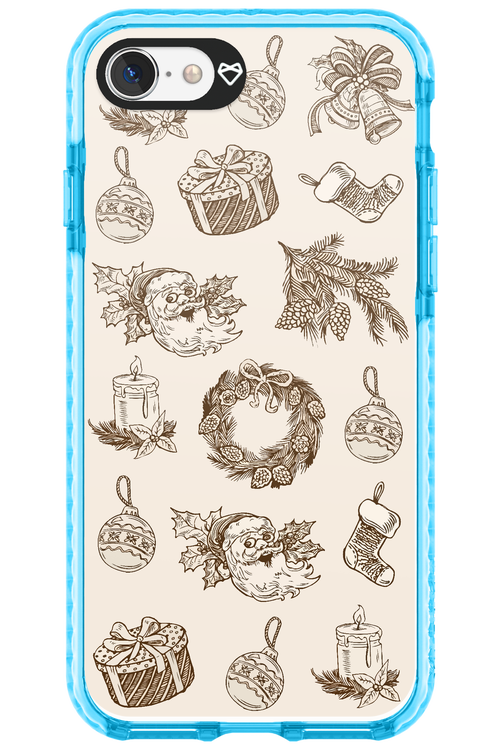 Christmas Paper - Apple iPhone 8