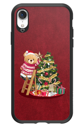 Christmas Bear (Burgundy) - Apple iPhone XR