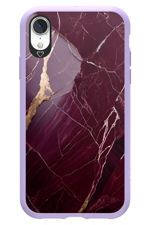 Burgundy Marble - Apple iPhone XR