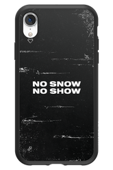 No snow, no show - Apple iPhone XR