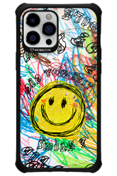 Crayon Smiley Colorful - Apple iPhone 12 Pro Max