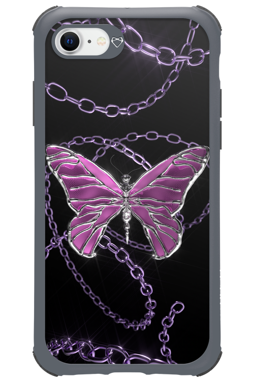 Butterfly Necklace - Apple iPhone SE 2020