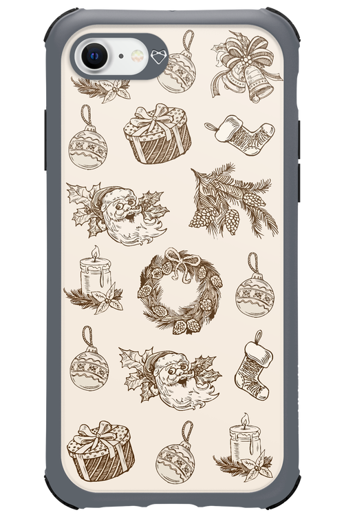 Christmas Paper - Apple iPhone SE 2020