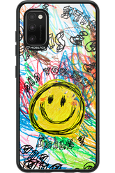 Crayon Smiley Colorful - Samsung Galaxy A41