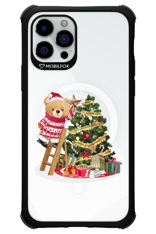Christmas Bear (Transparent) - Apple iPhone 12 Pro