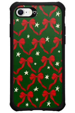 Bow & Stars (Green) - Apple iPhone SE 2022
