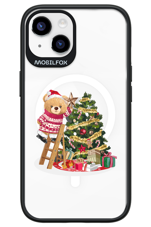 Christmas Bear (Transparent) - Apple iPhone 14