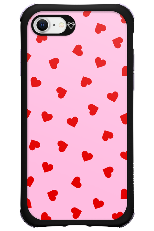 Sprinkle Heart Pink - Apple iPhone SE 2022