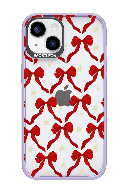 Bow & Stars (Transparent) - Apple iPhone 14
