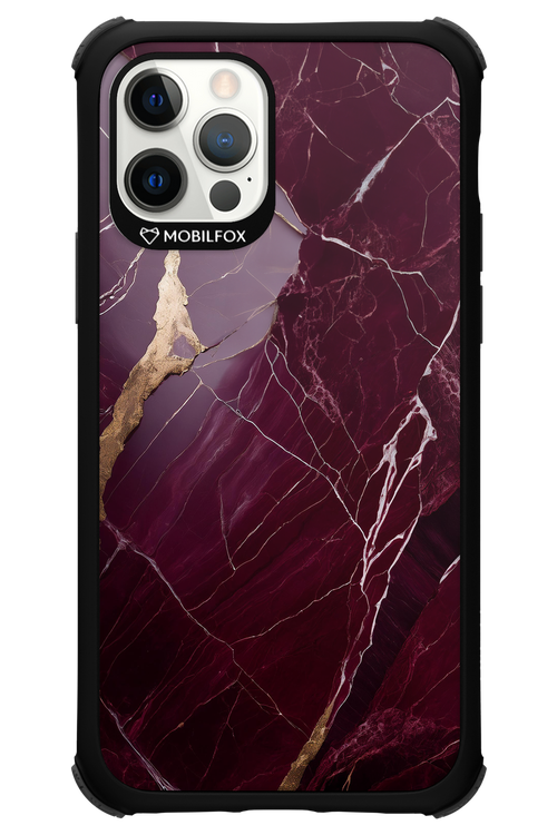 Burgundy Marble - Apple iPhone 12 Pro