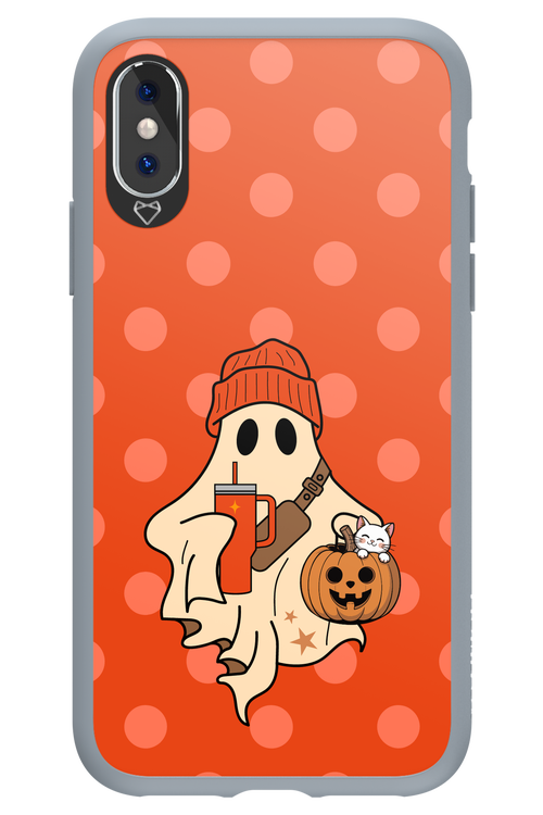Ghost Girl (Orange) - Apple iPhone XS
