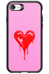 Heart Pink - Apple iPhone 8