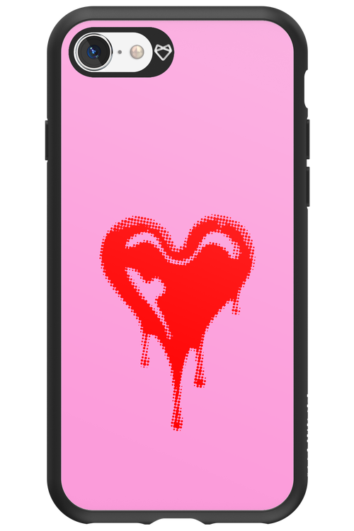 Heart Pink - Apple iPhone 8