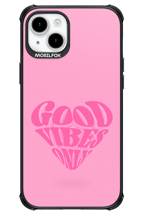 Good Vibes Heart - Apple iPhone 15 Plus