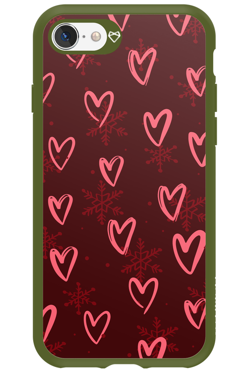 Christmas Hearts - Apple iPhone SE 2022