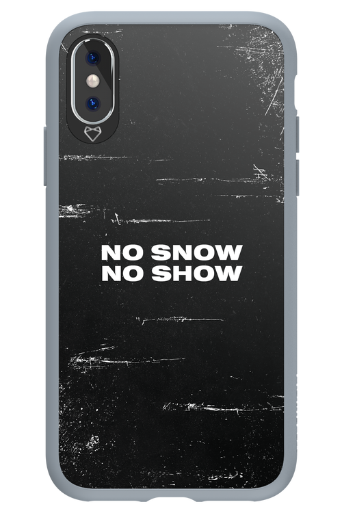 No snow, no show - Apple iPhone X