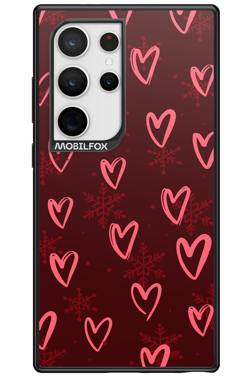 Christmas Hearts - Samsung Galaxy S24 Ultra