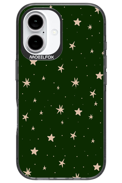 Forest Green Stars - Apple iPhone 16